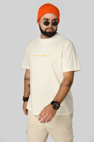 T-shirt Early Retirement - off-white