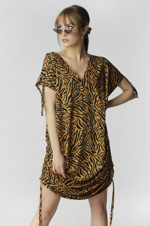 Dress Justyna - tiger print