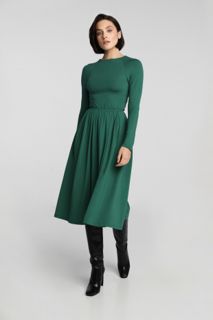 Sofia dress - emerald green