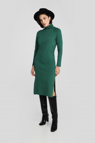 Alba dress - emerald green