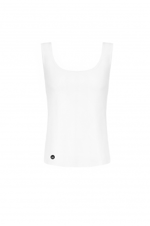 Top with straps - white 